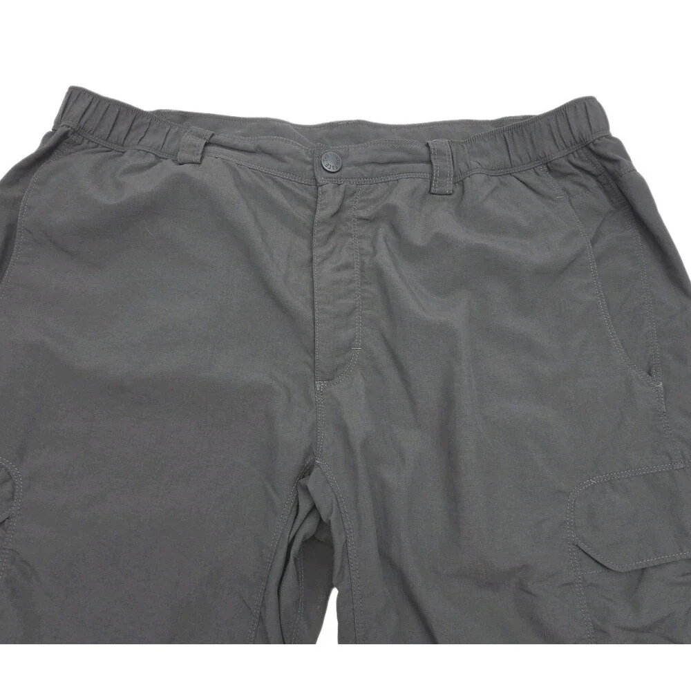 The North Face Cargo Shorts Gray Nylon Men Sz Large 9